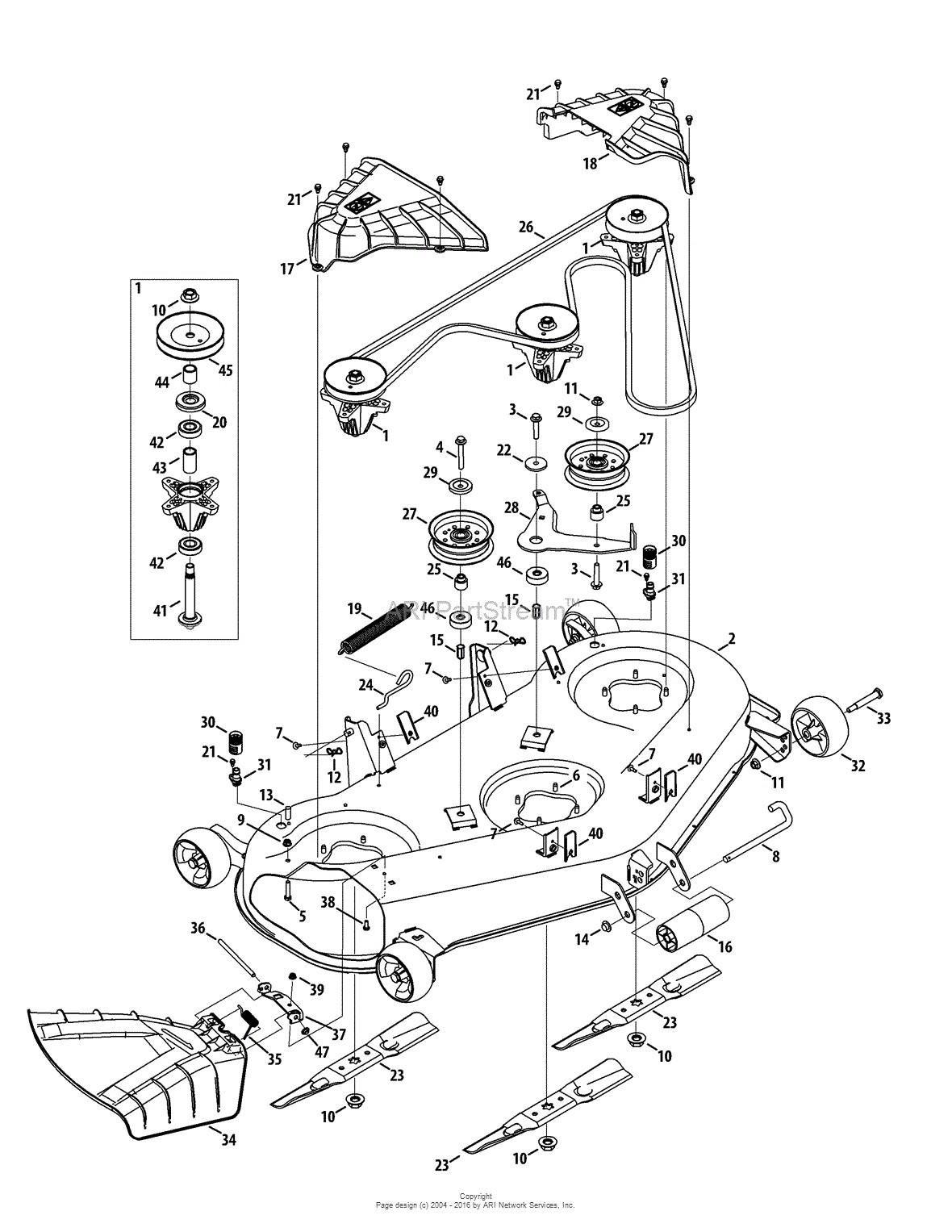 Troy Bilt Super Bronco 50 Deck Belt Diagram AdinaPorter