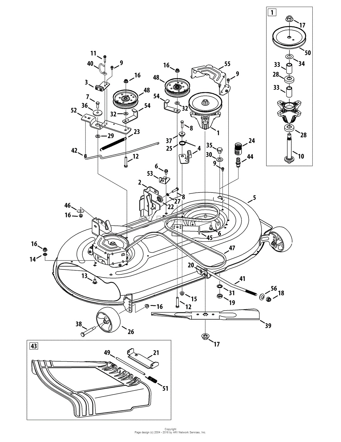 Troy Bilt Super Bronco 50 Deck Belt Diagram AdinaPorter