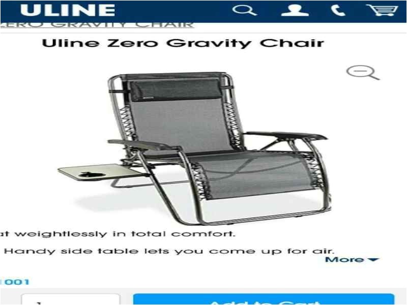 caravan zero gravity chair