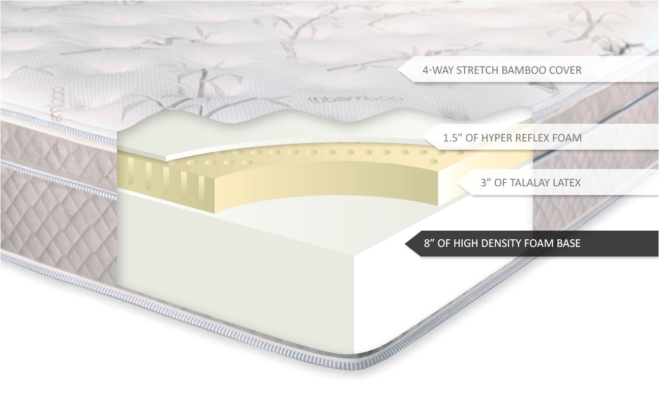 ultimate dreams eurotop latex mattress