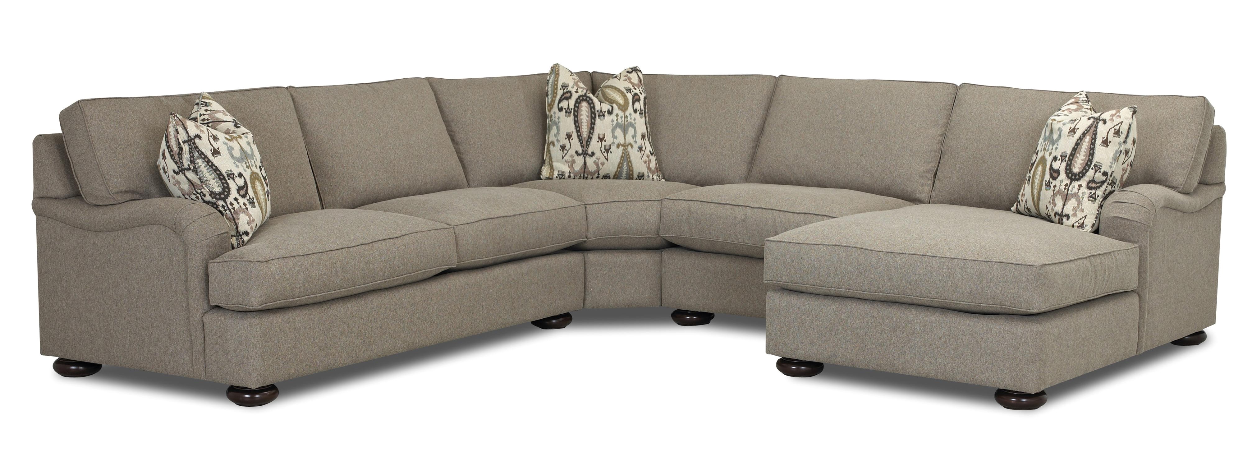 klaussner killian traditional four seater sectional sofa with chaise ahfa sofa sectional dealer locator