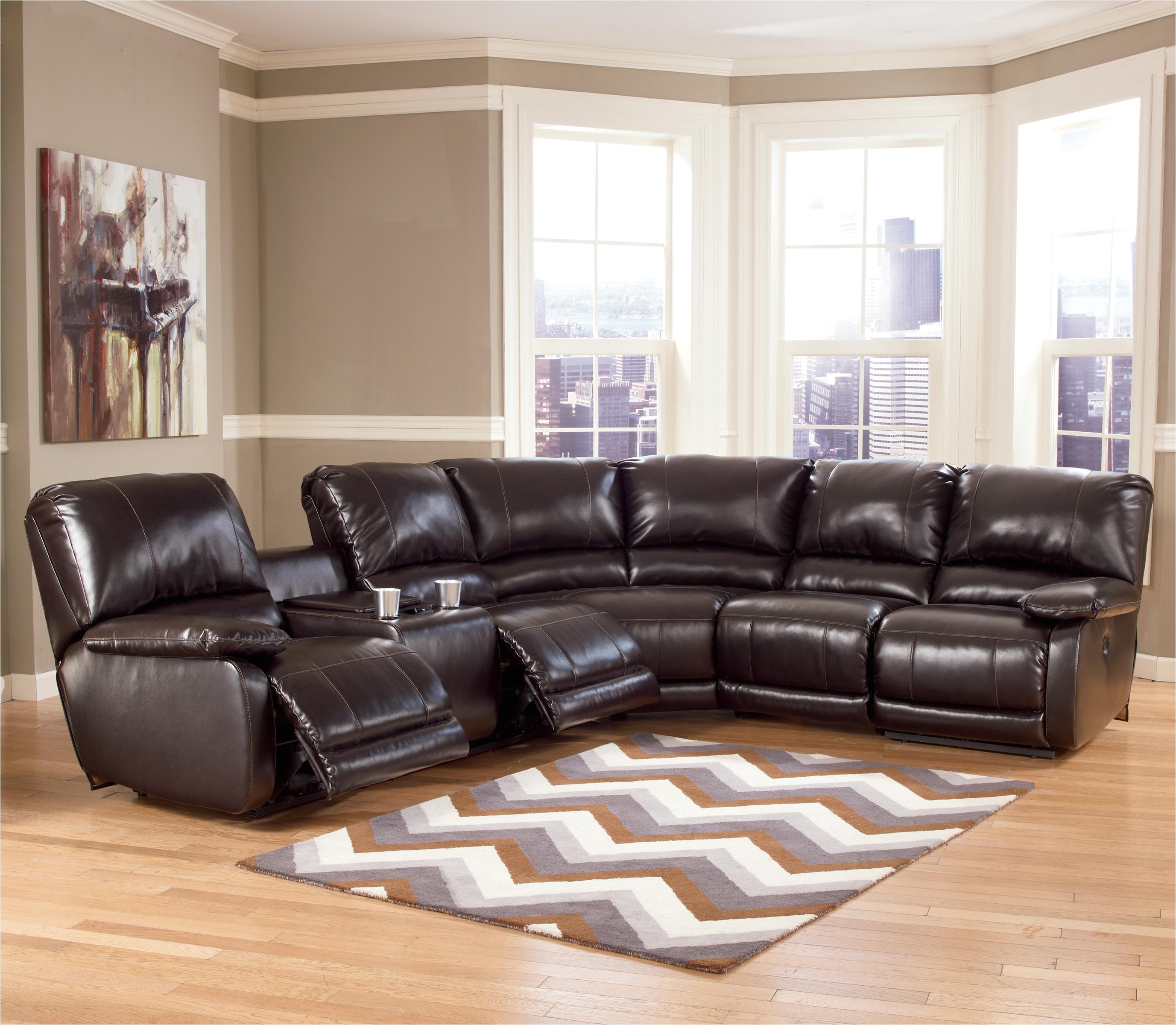 signature design by ashley capote durablenda chocolate power reclining sectional with heat massage and storage ahfa reclining sectional sofa dealer