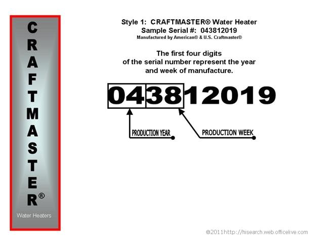 Us Craftmaster Water Heater Age Craftmaster Water Heater Age Building Intelligence Center