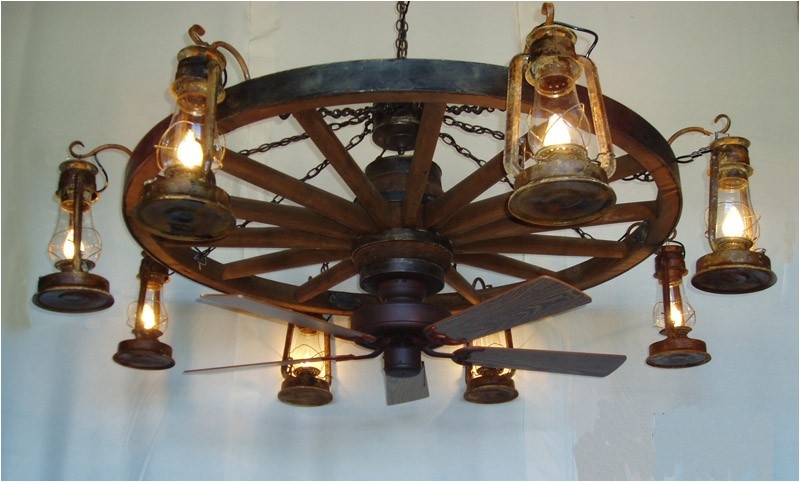 Wagon Wheel Ceiling Fan with Light Dxww037 60 8 Fan 1 Tier Wooden Wagon Wheel Chandelier W