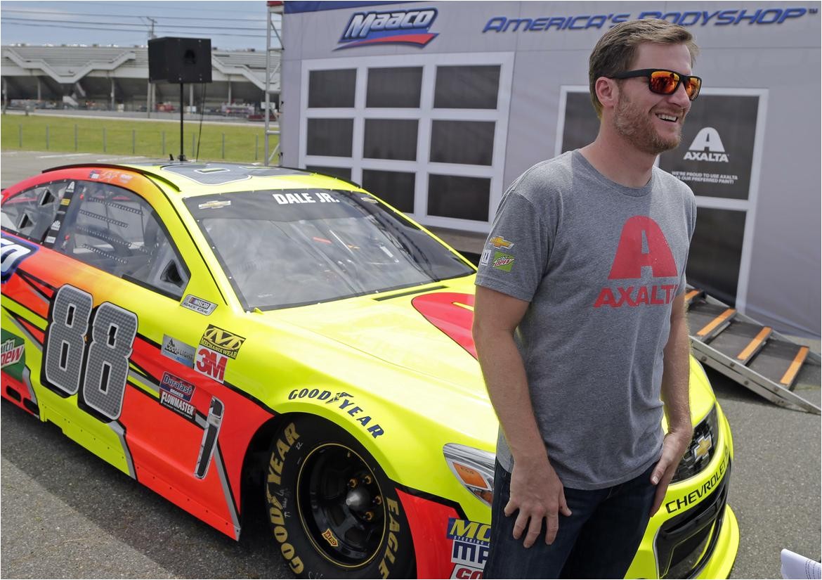 dale earnhardt jr forced to scrap eagles car at pocono