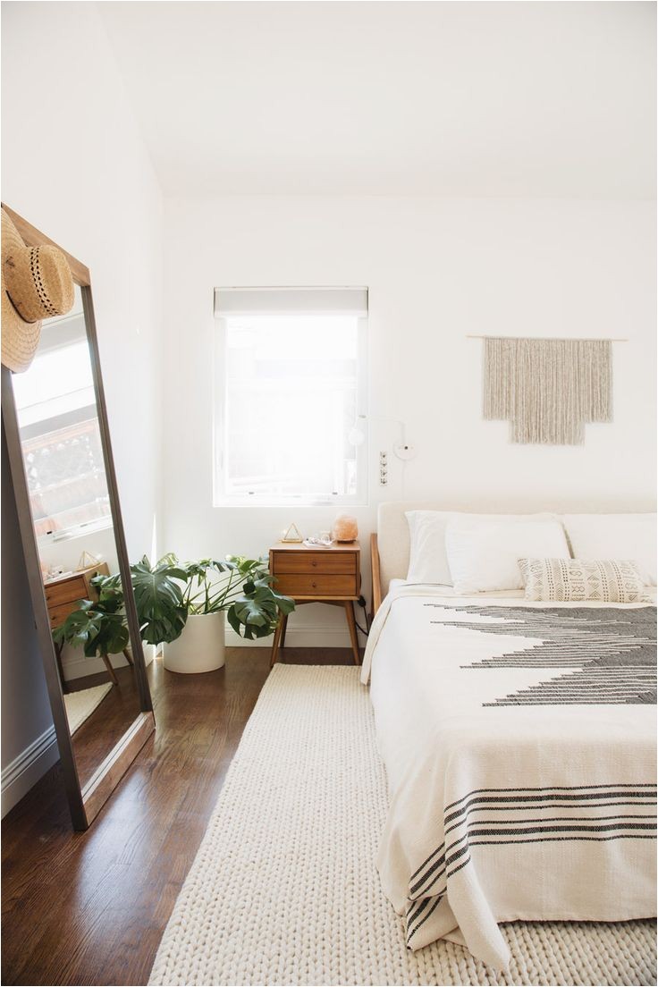 west elm bohemian style bedroom makeover with molly madfis of almost makes perfect