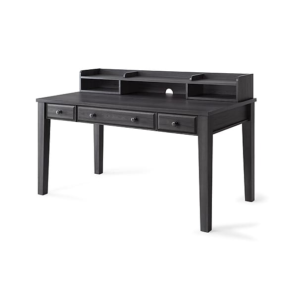 Whalen Barkston Lane Desk and Hutch Whalen Barkston Lane Hutch 53 9 Quot L X 10 0 Quot D X 7 0 Quot H Grey