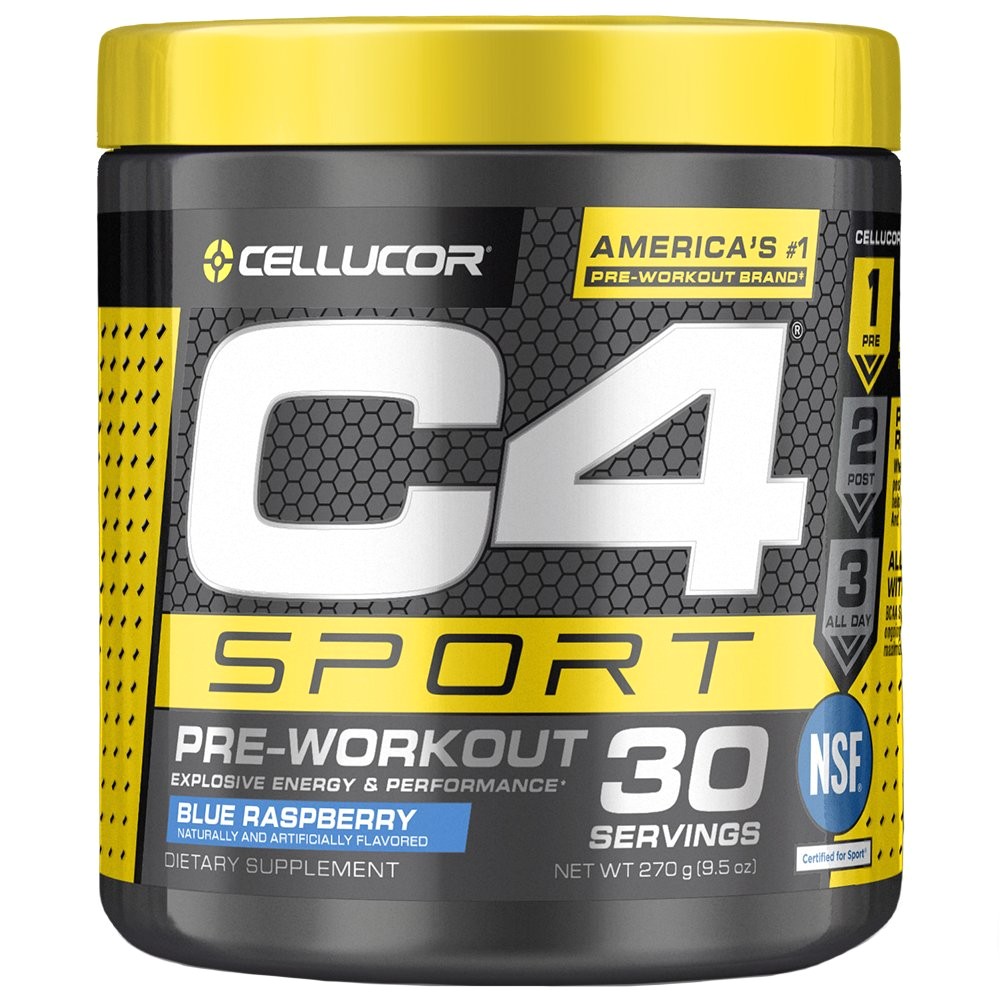 amazon com cellucor c4 sport pre workout powder sports hydration energy drink supplement with creatine monohydrate beta alanine blue raspberry