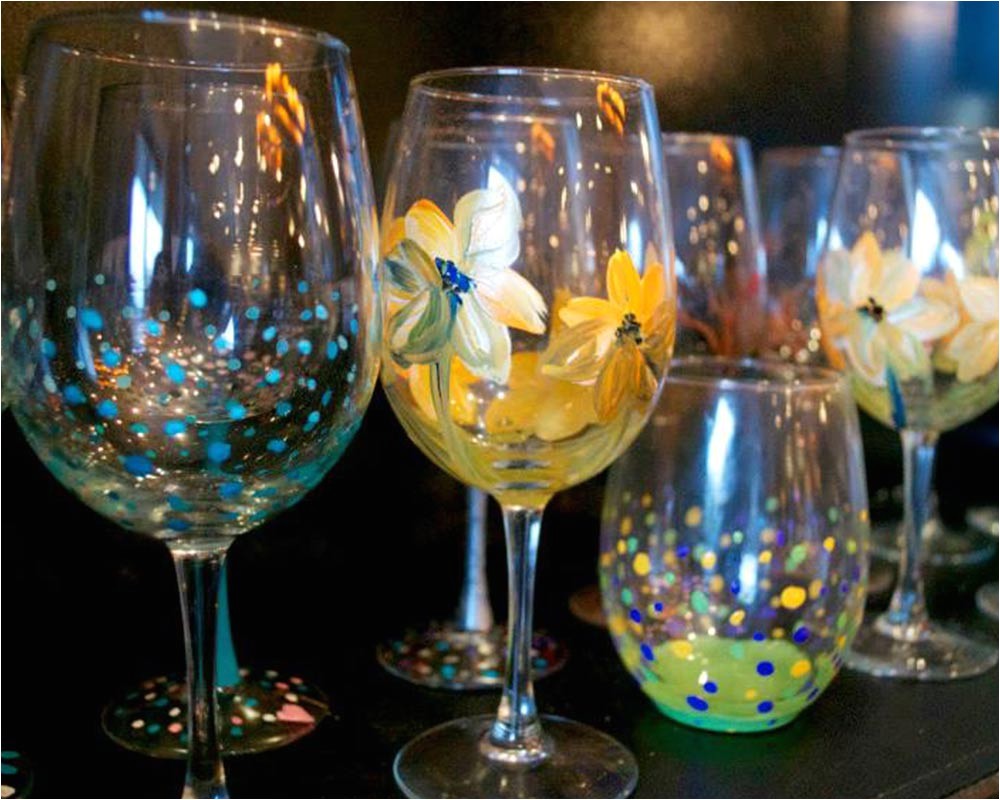 glassware painting