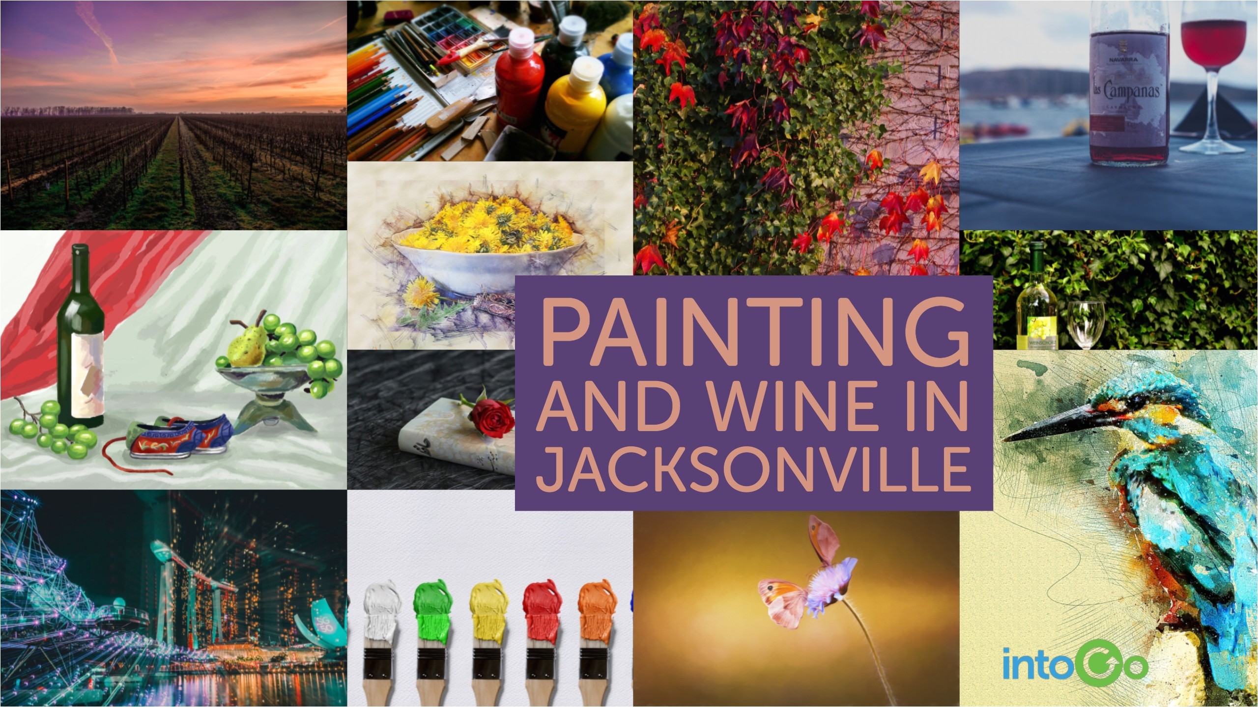 Wine and Paint Jacksonville Fl Painting and Wine In Jacksonville Intogo Free App