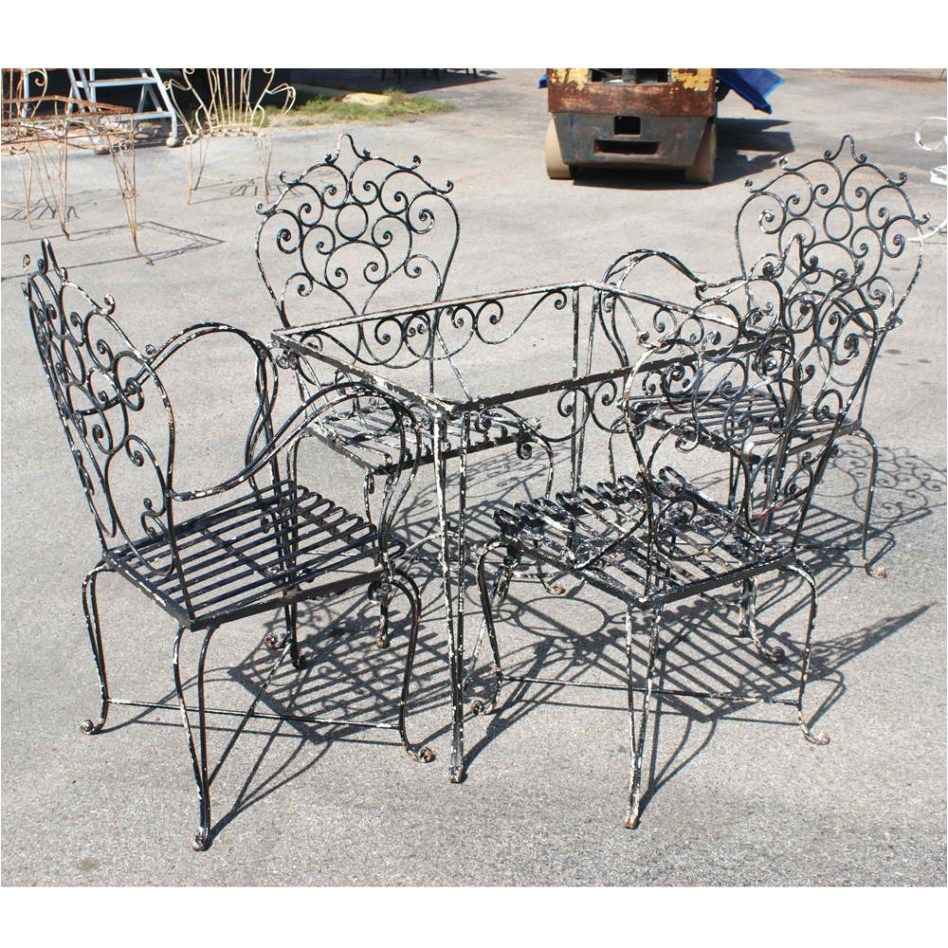 Wrought Iron Patio Furniture Craigslist Furniture Images About Wrought Iron Furniture On Retro