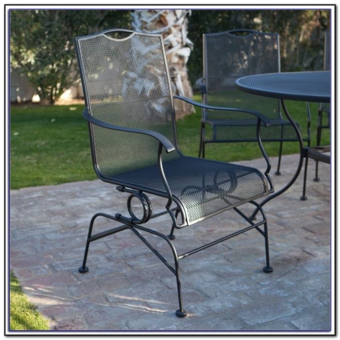 5 piece wrought iron patio furniture