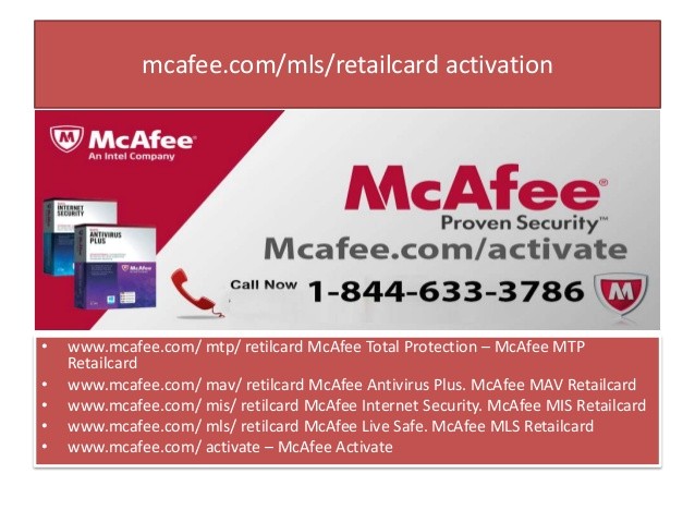 mcafee retail card 18446333786 wwwmcafeecomactivate mcafeecomactivate