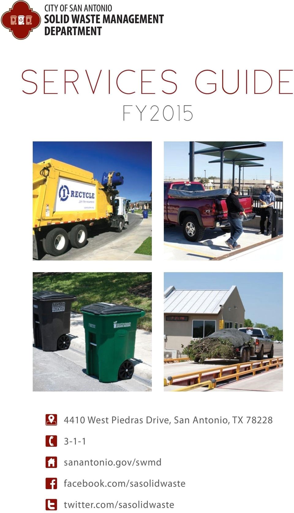 Www Sanantonio Gov Swmd Services Guide Fy2015 F 1 5 F T West Piedras Drive San