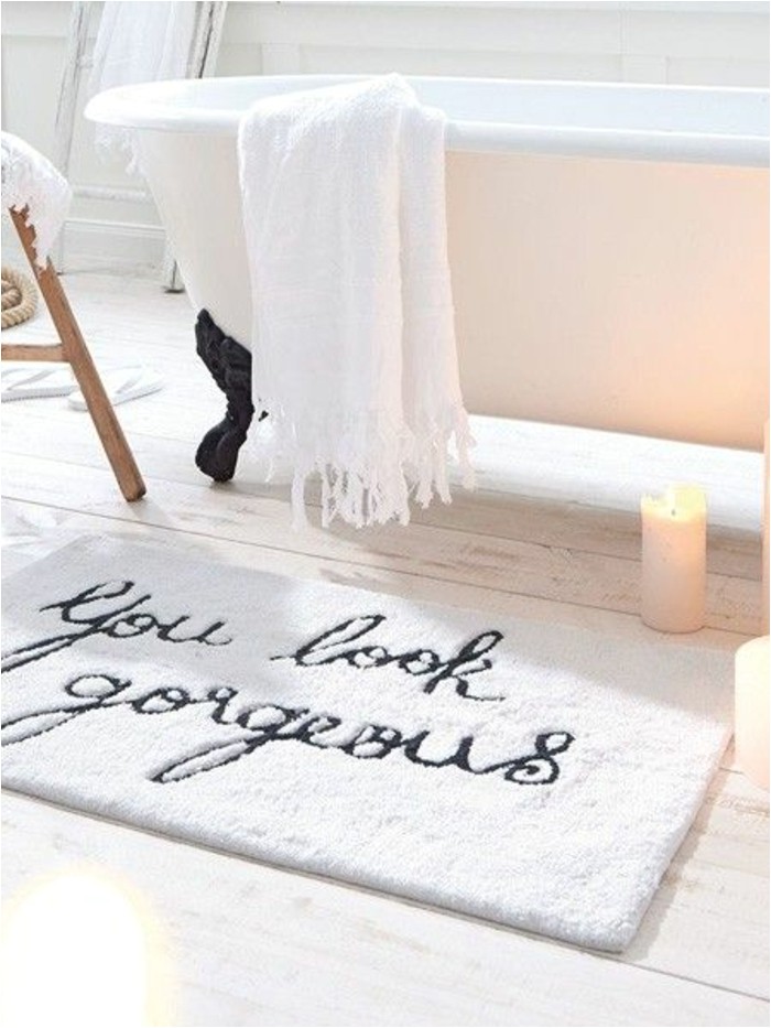 You Look Gorgeous Bath Mat On Vous Presente Le Tapis De Salle De Bain En 45 Images