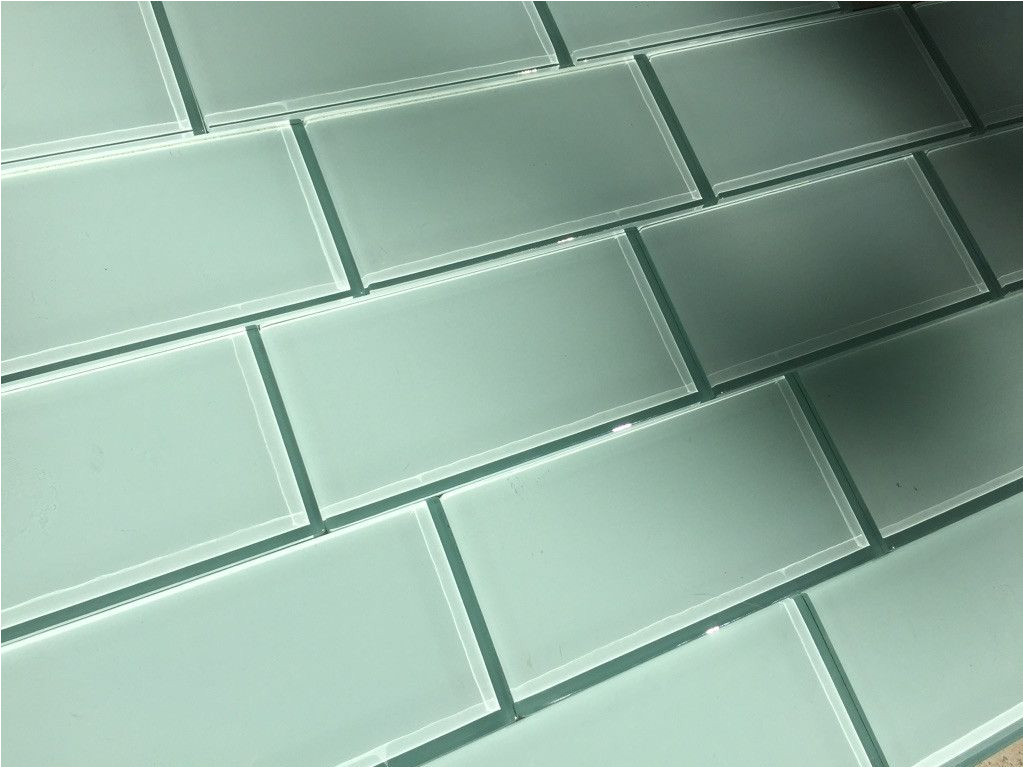 seafoam 3x6 glass subway tile