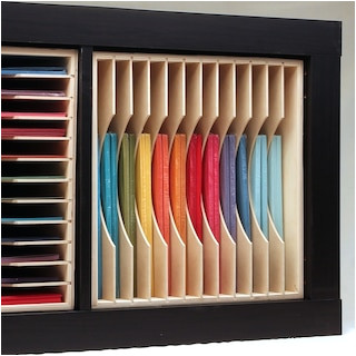 add a 12x12 paper holder to your ikeaa kallax shelf unit for maximum paper storage