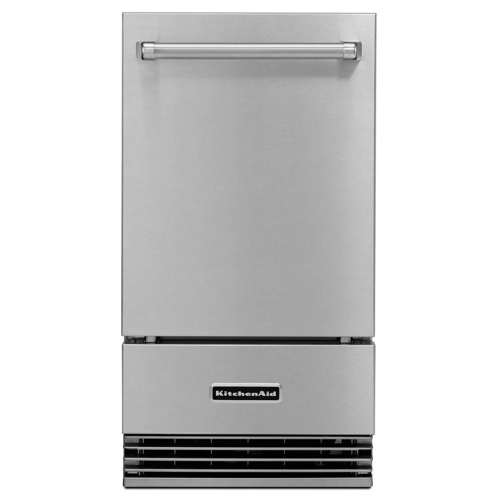 kitchenaid 18 automatic outdoor clear icemaker