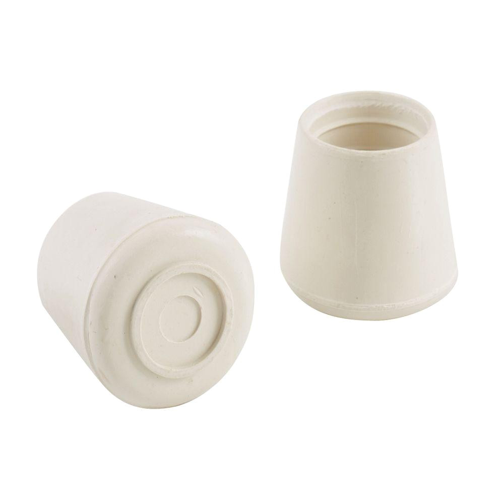 everbilt 3 4 in off white rubber leg tips 4 per pack