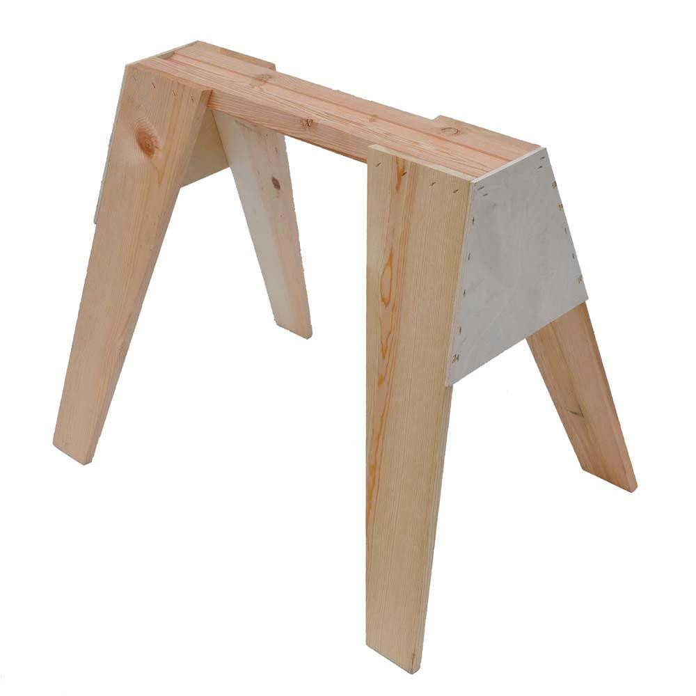 signature development 29 in wooden sawhorse