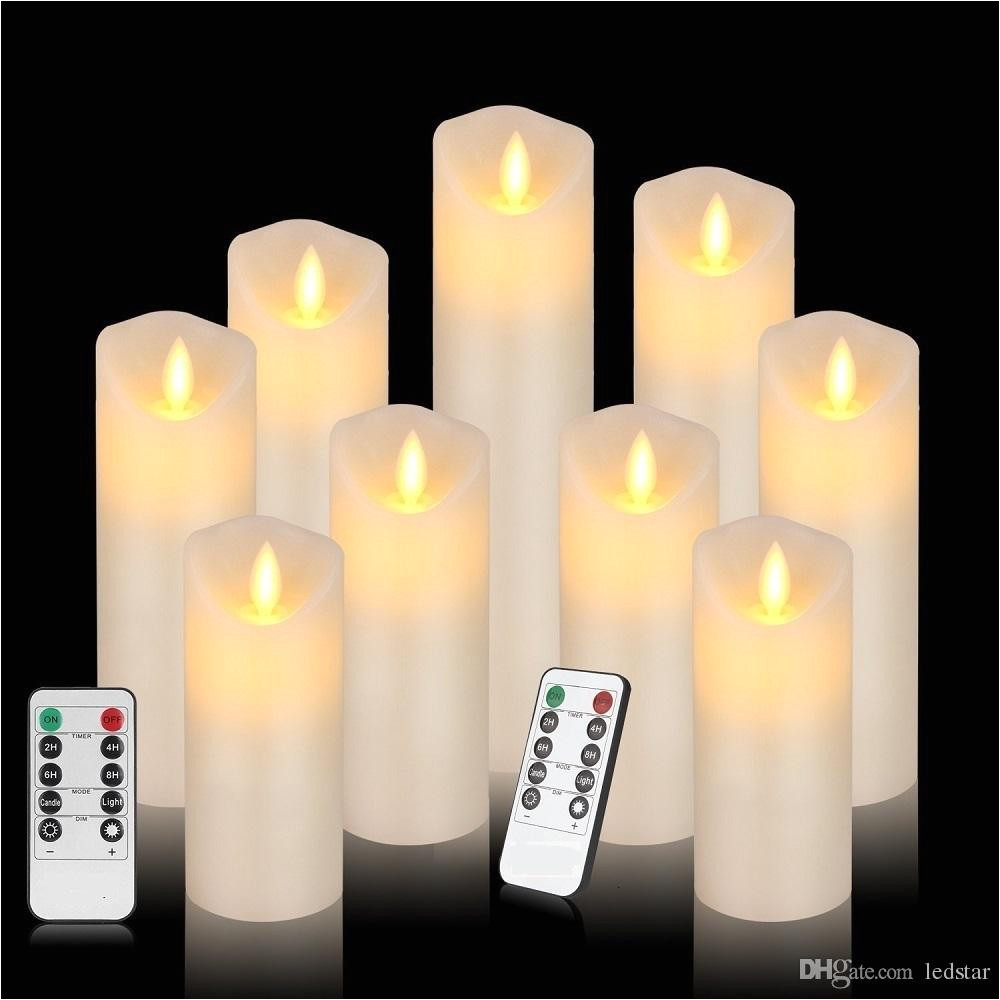 3 X 6 Ivory Pillar Candles Bulk 2019 Flameless Candles Flickering Battery Operated Candles 4 5 6 7 8