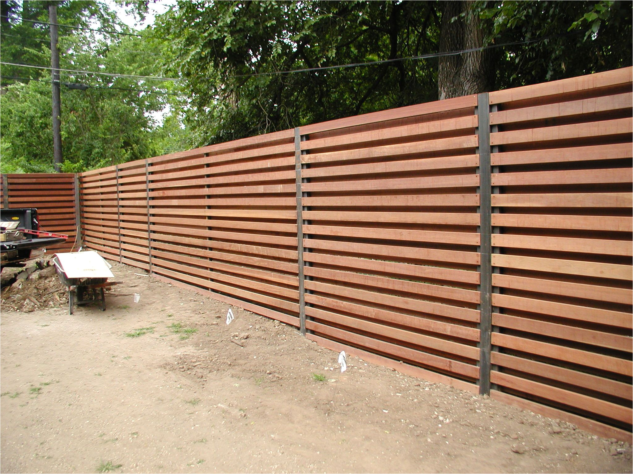 horizontal shadowbox fence google search