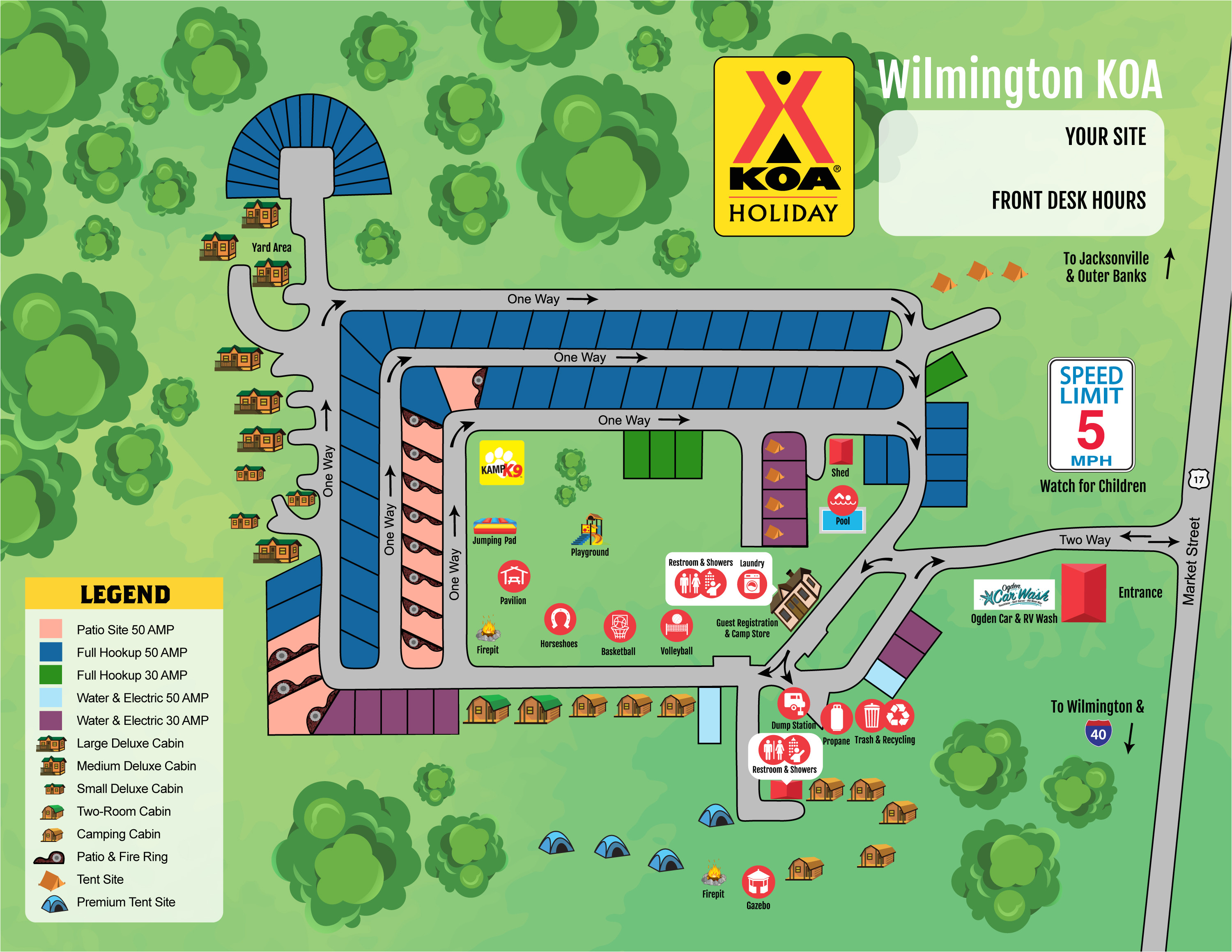 campground site map