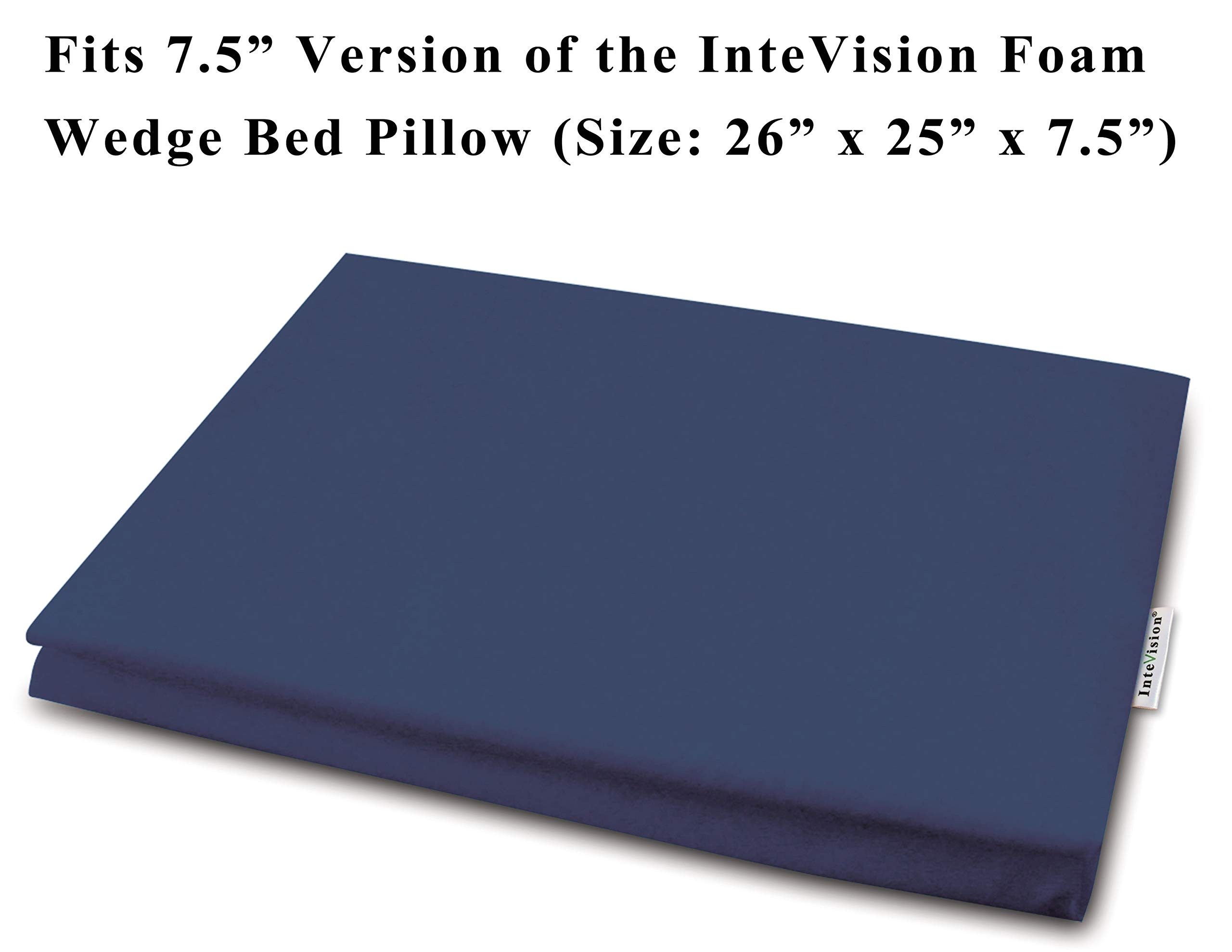 intevision 400 thread count 100 egyptian cotton pillowcase designed to fit the 7 5