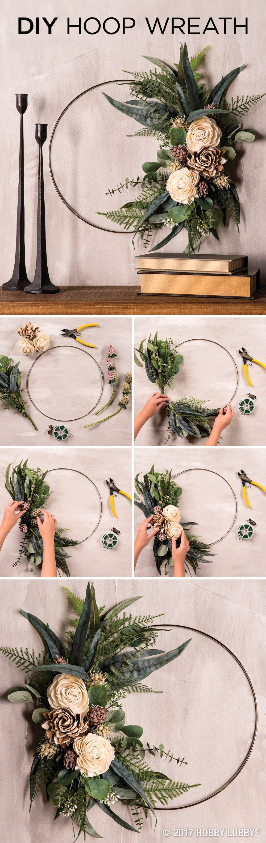 Advent Wreath Kits Hobby Lobby Elevate Any Space with An Elegant Diy Hoop Wreath to Diy 1 Clip