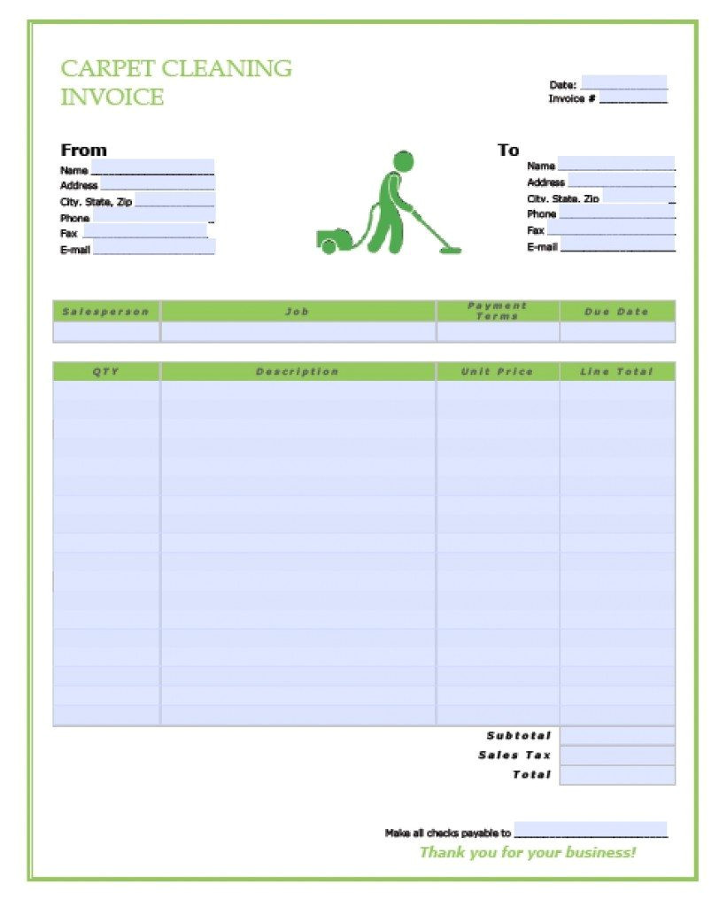 large size of cleaning invoice sample carpet window air duct commercial template