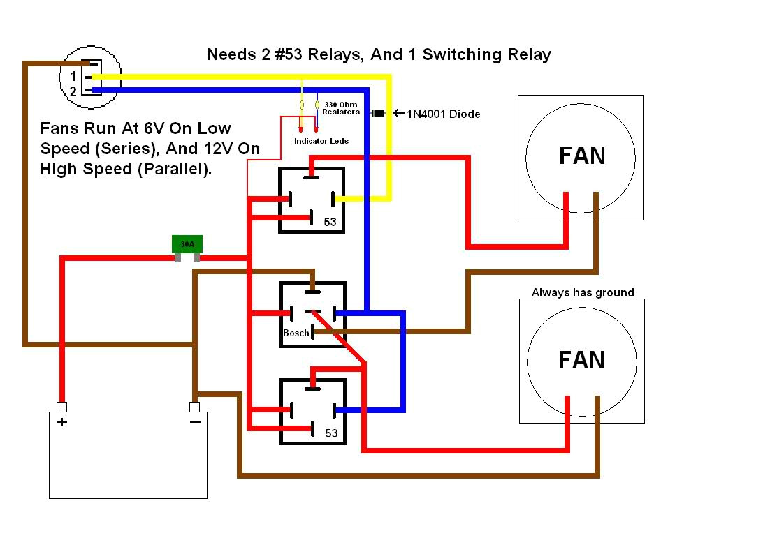 2 speed fan wiring diagram at