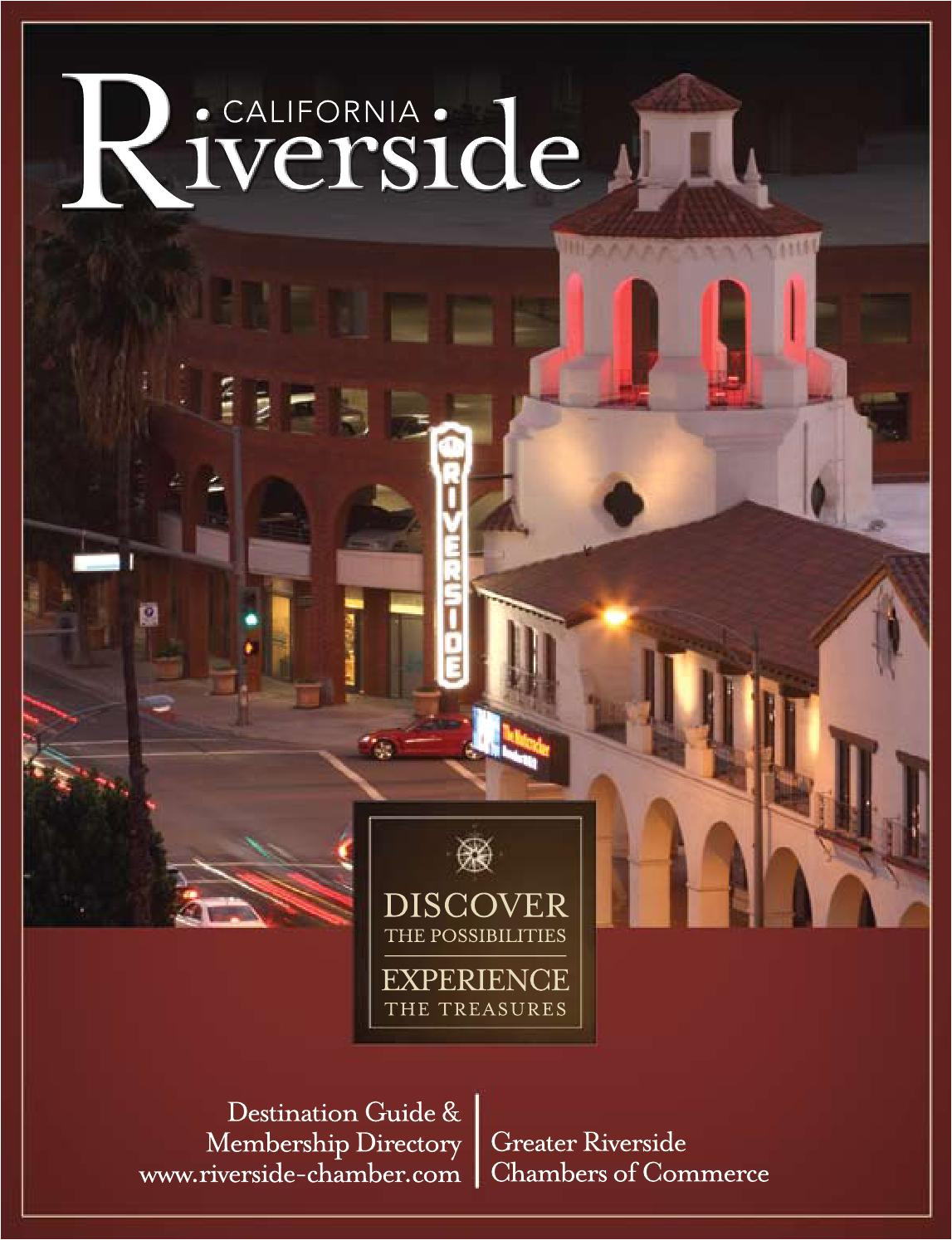 riverside destination guide business directory 2011 2012 by greater riverside chambers of commerce issuu