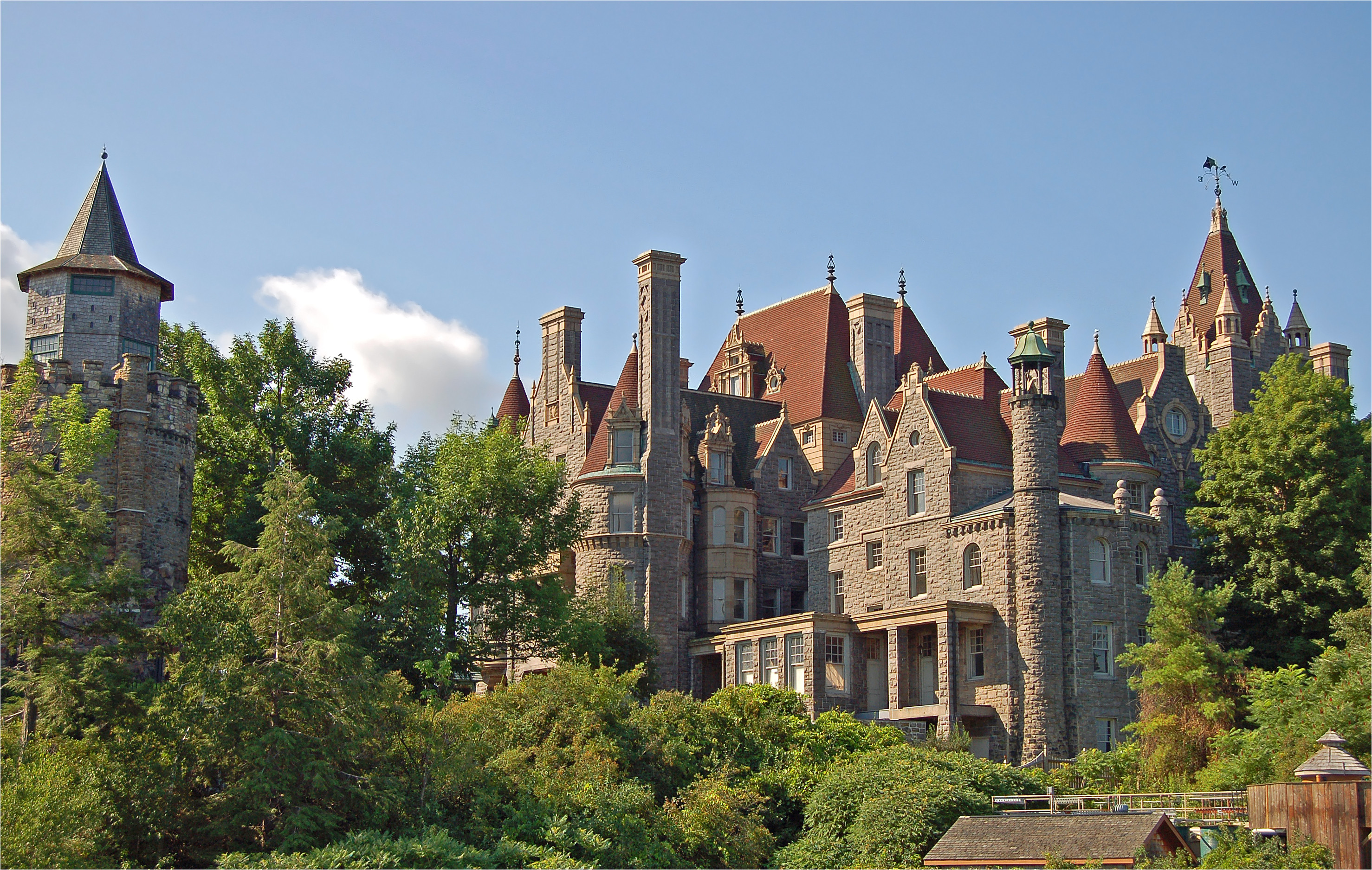 boldt castle on heart island near alexandria bay