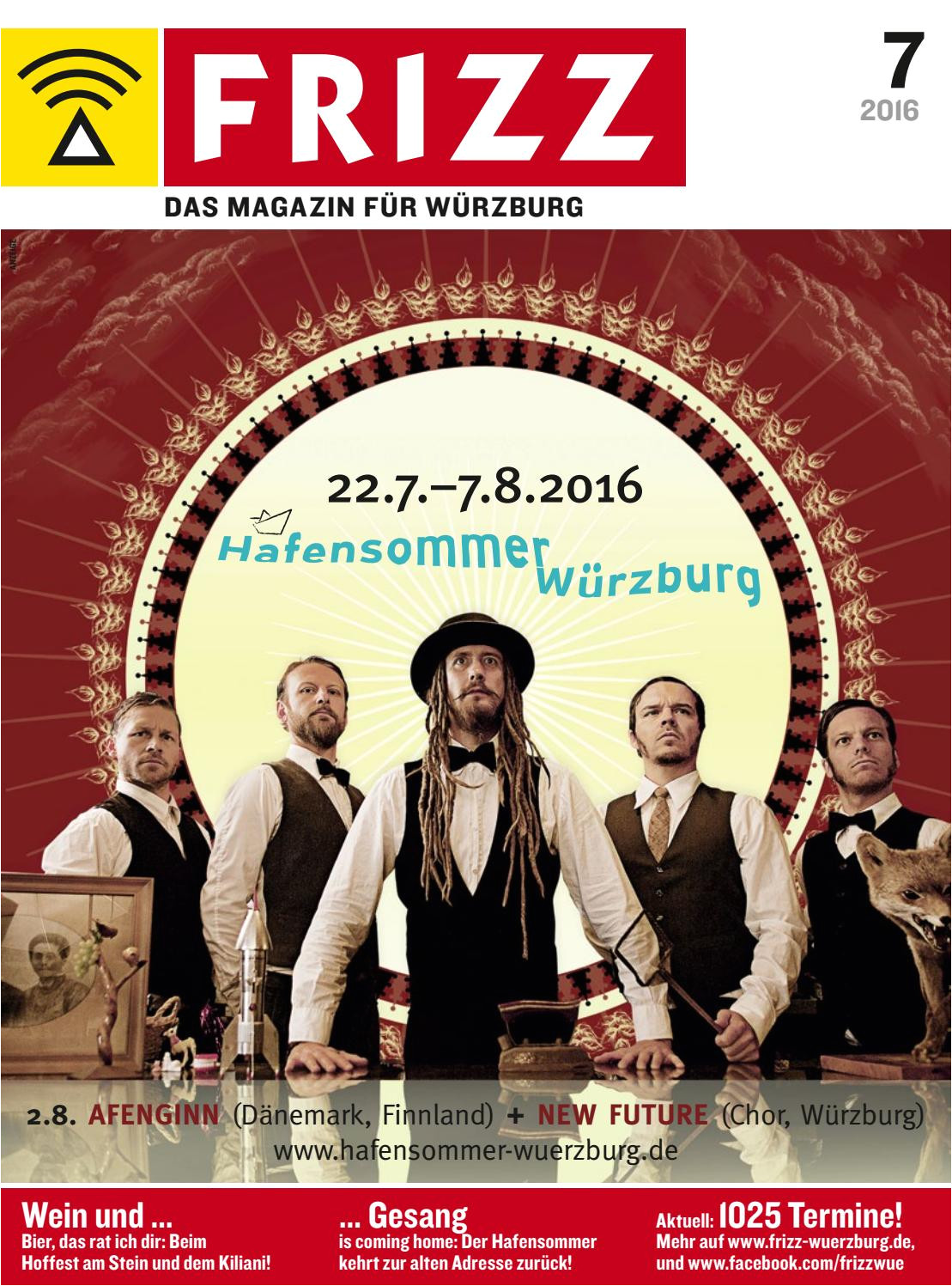 Alexandria Bay Ny Upcoming events Frizz Das Magazin Fur Wurzburg Juli 2016 by Frizz Das Magazin