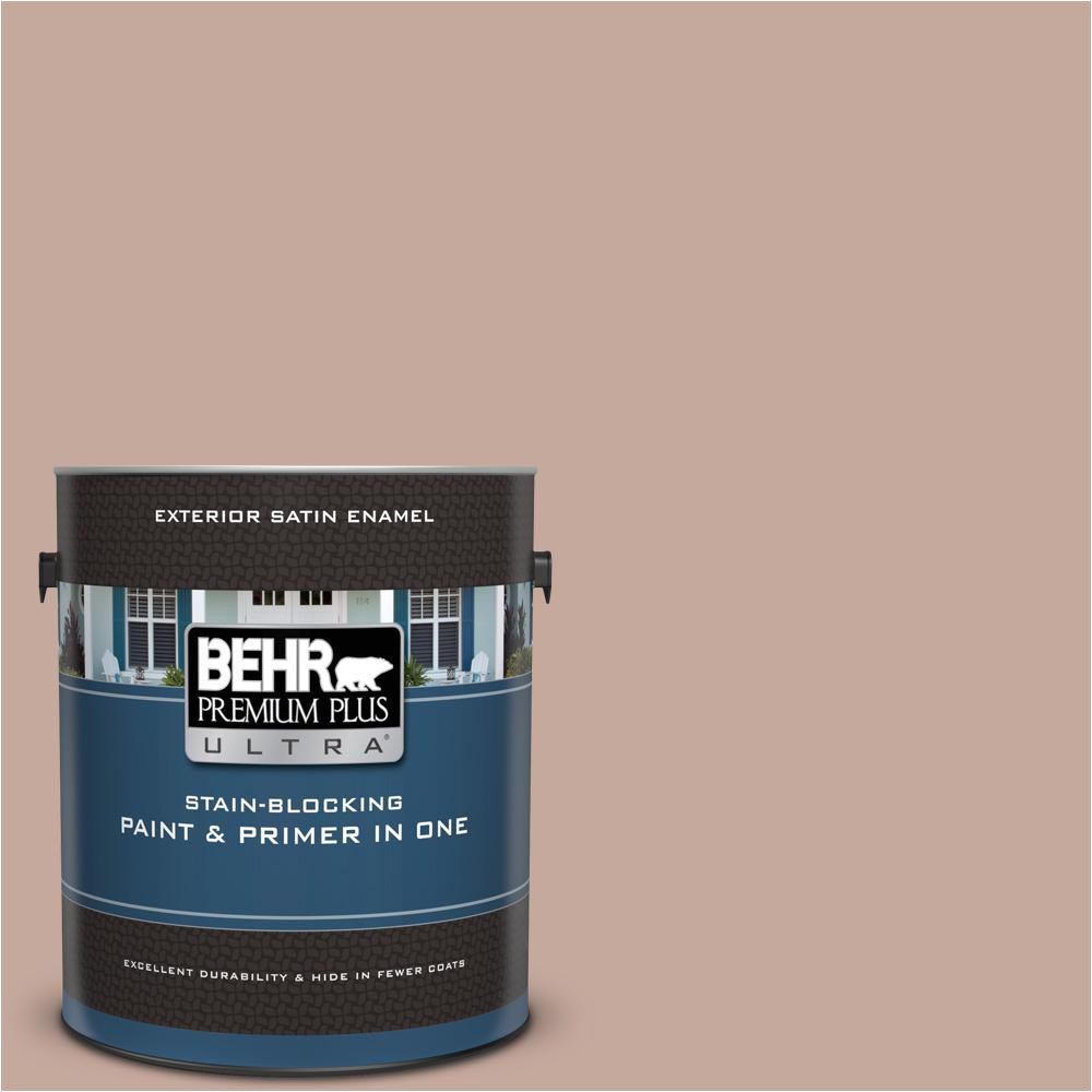 behr premium plus ultra 1 gal 760b 4 adobe straw satin enamel exterior