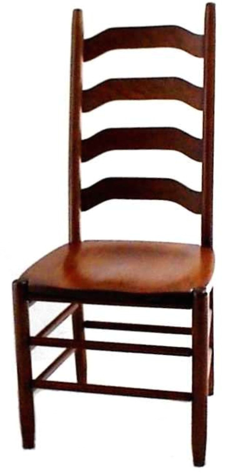 amish ohio four step shaker ladderback chair