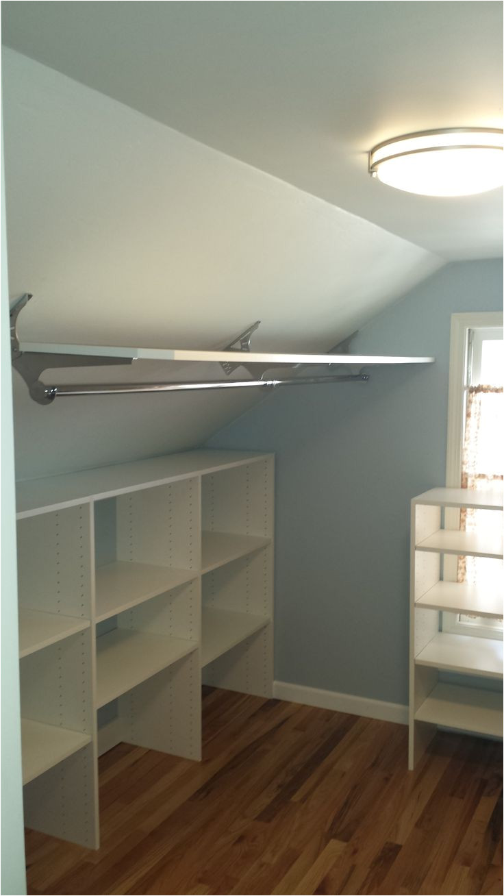 Angled Ceiling Clothes Rod Bracket Marcy Kittl Marcellakittl On Pinterest