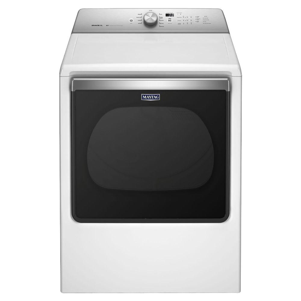 8 8 cu ft 240 volt white electric vented dryer with advanced moisture sensing