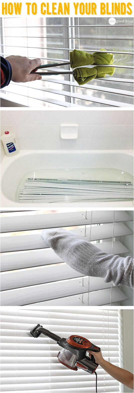 the best way to clean all the blinds in your house