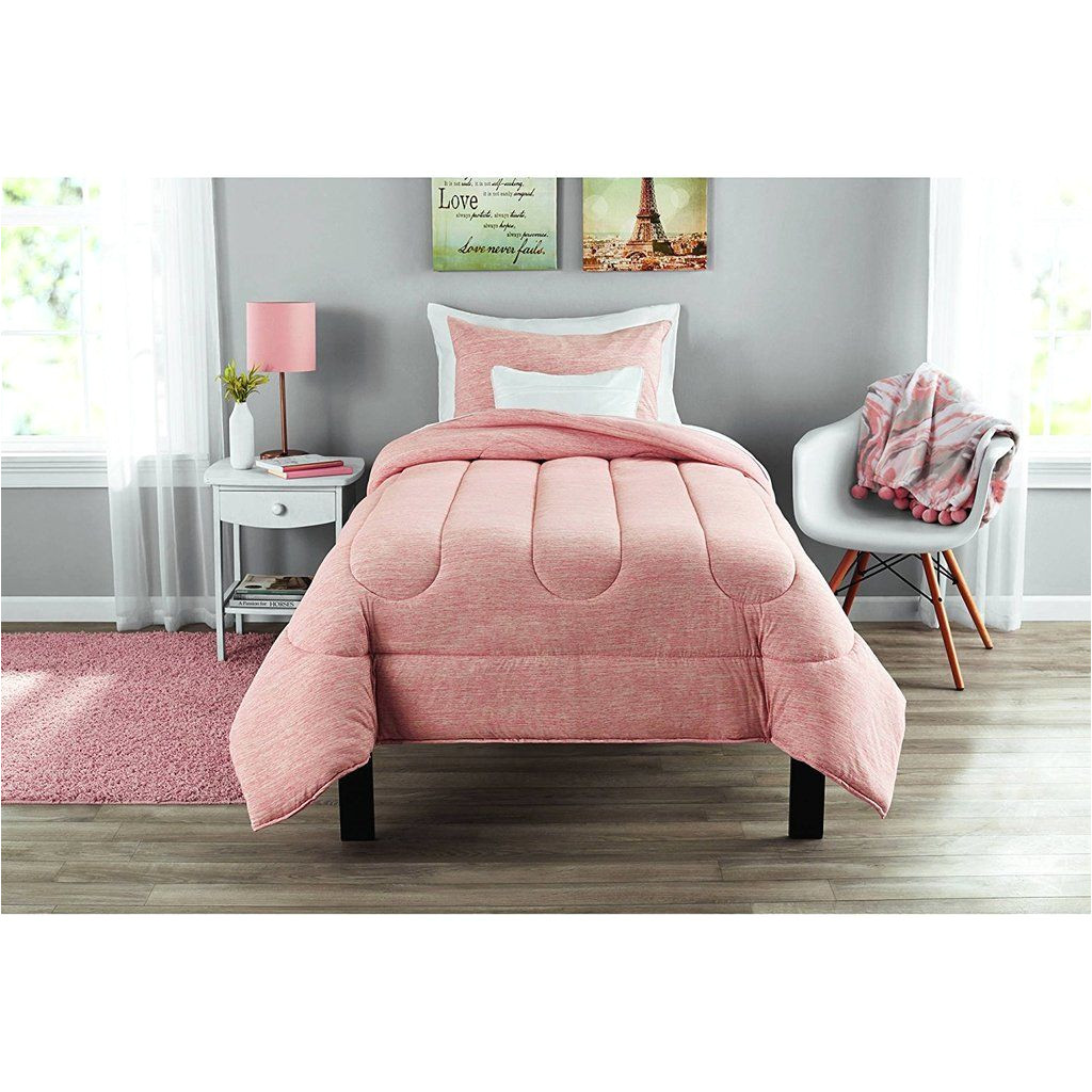 jersey comforter set twin twin xl blush