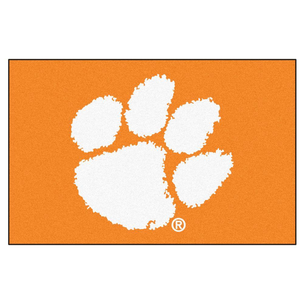 fanmats clemson university 2 ft x 3 ft area rug