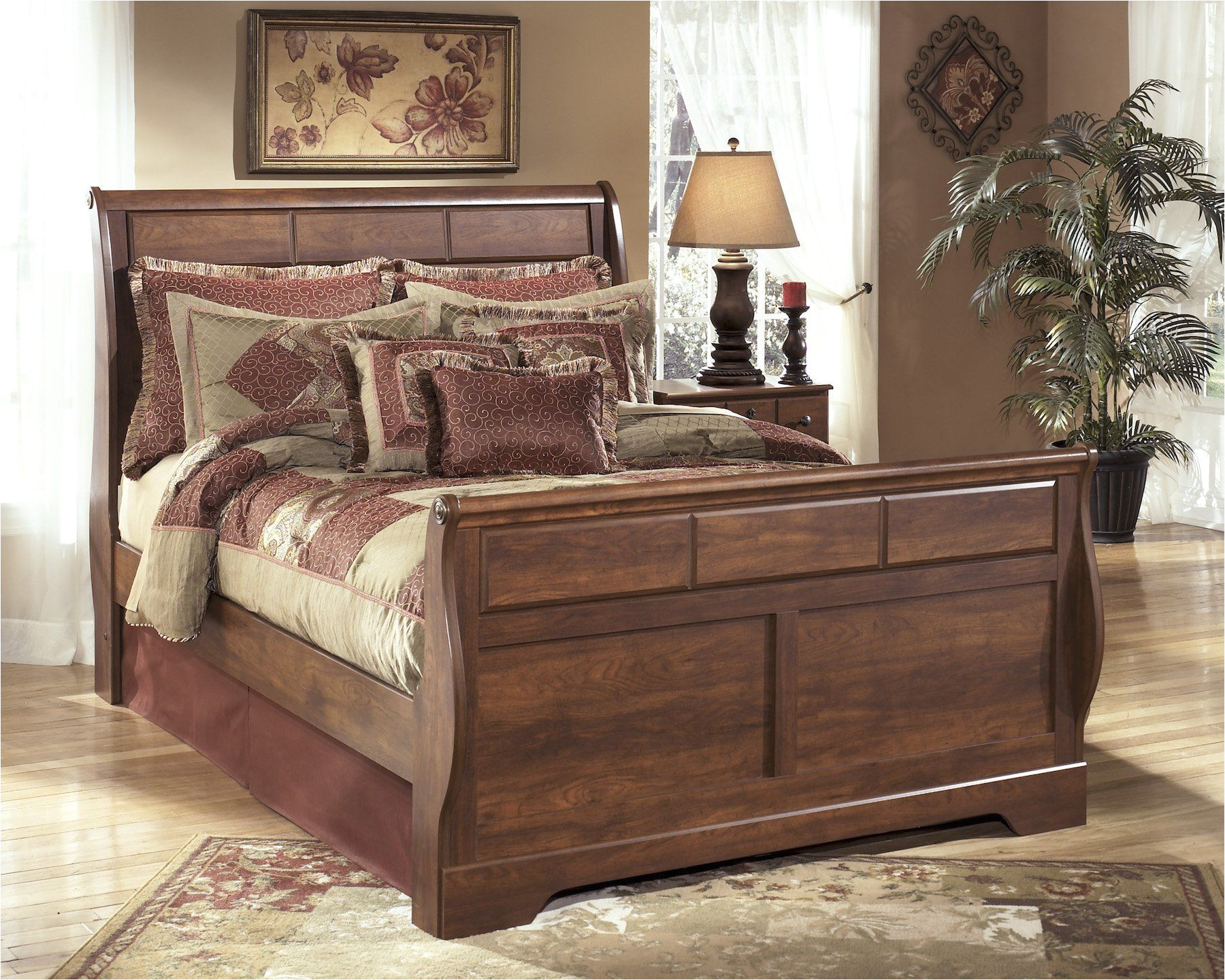 Ashley Furniture Mattress Sale Wilmington Nc ashley Timberline Queen Sleigh Bed In Warm Brown Want to Know