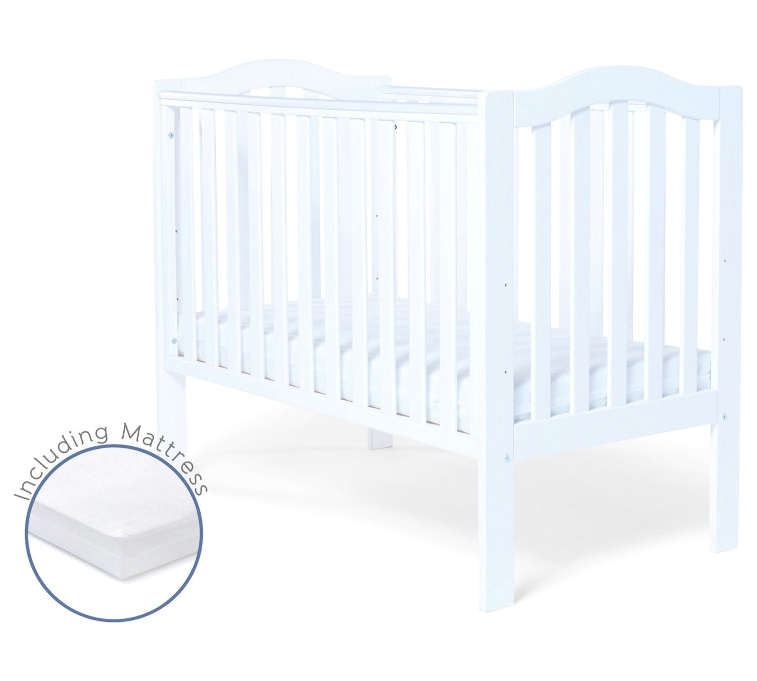 buy baby elegance sarah cot and mattress white cots cribs and cot beds