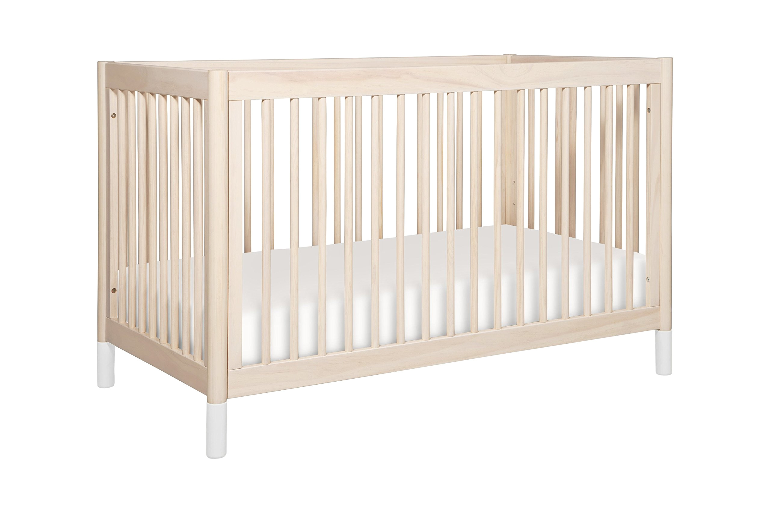 babyletto gelato 4 in 1 convertible crib with toddler bed conversion kit washed