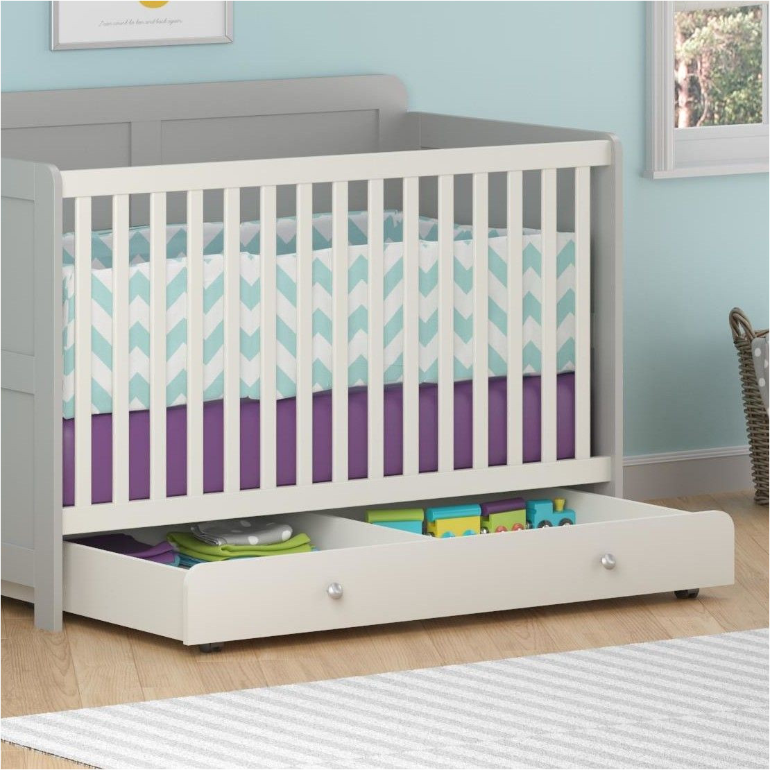 Baby Cribs with Storage Underneath Emerson Underbed Storage Drawer Baby organizing Pinterest