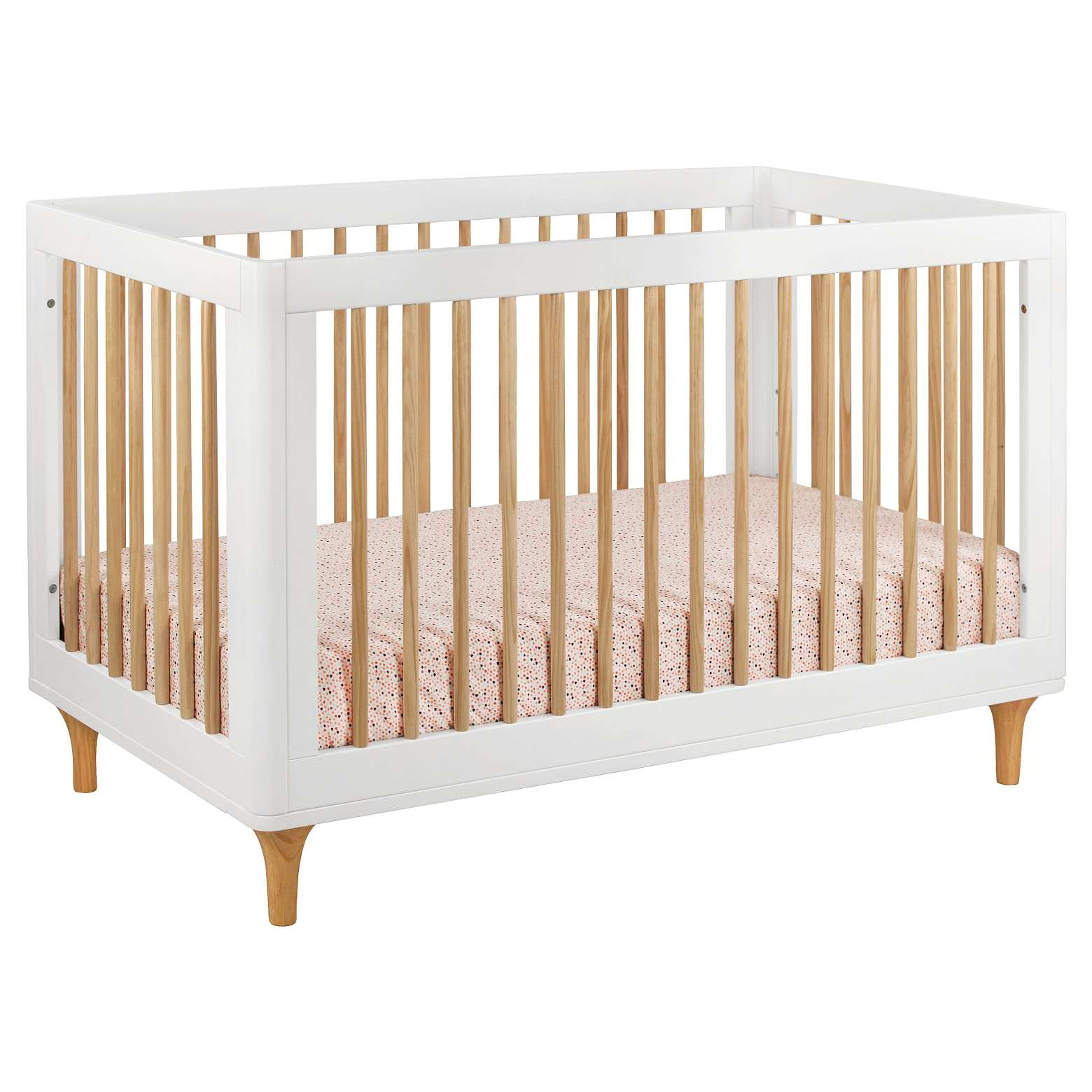 babyletto lolly 3 in 1 convertible crib with toddler rail