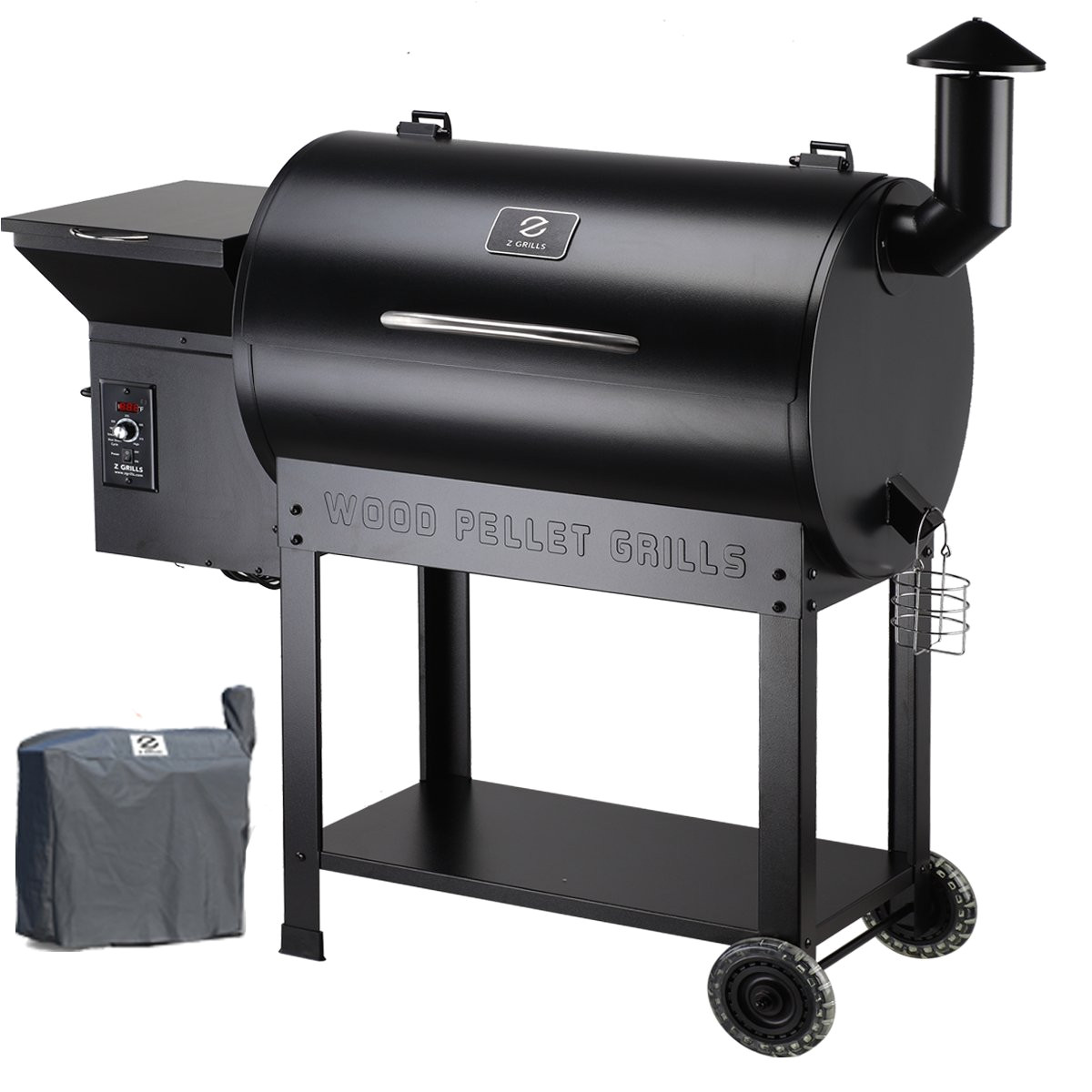 amazon com z grills wood pellet grills smoker 700sq in 6 1 bbq grill with electric digital controls for outdoor backyard bundle patio cover garden