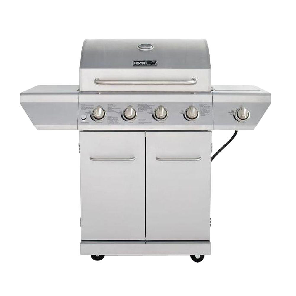 4 burner propane gas grill