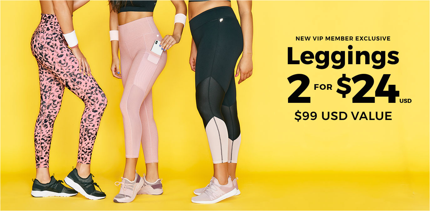 exclusive offer 2 for 24 leggings