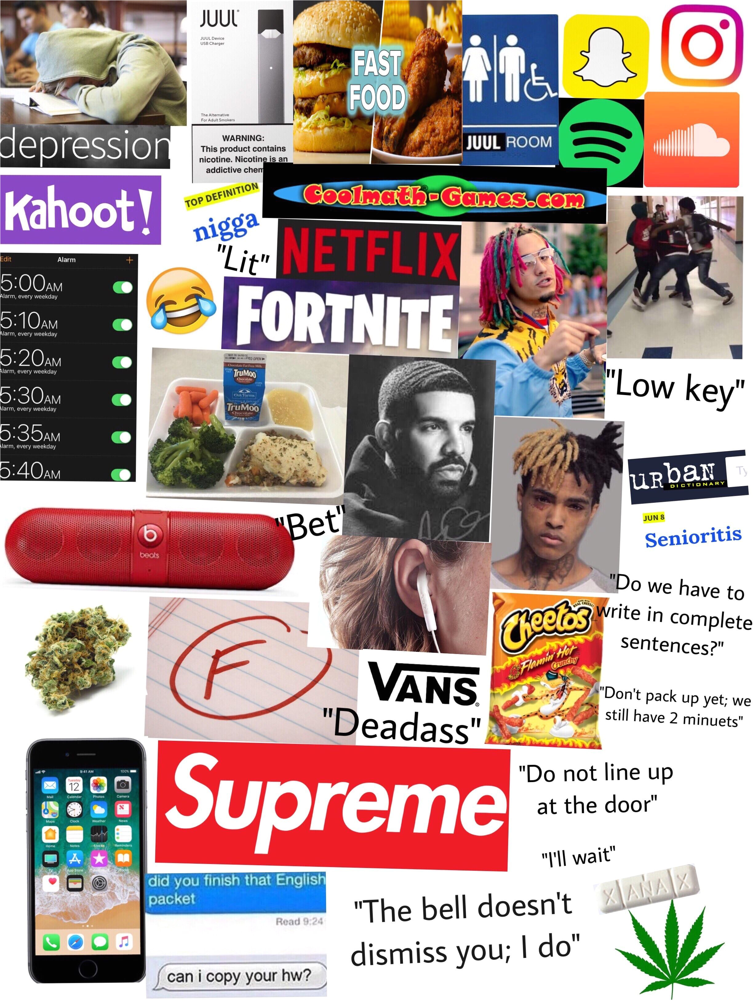 2018 american high school experience starter pack